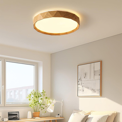 Retro Stylish Iron Flush Mount LED Ceiling Lights For Living Room
