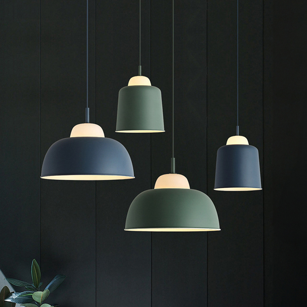 [Copy]Creative Wood Dining Room White Pendant Lights