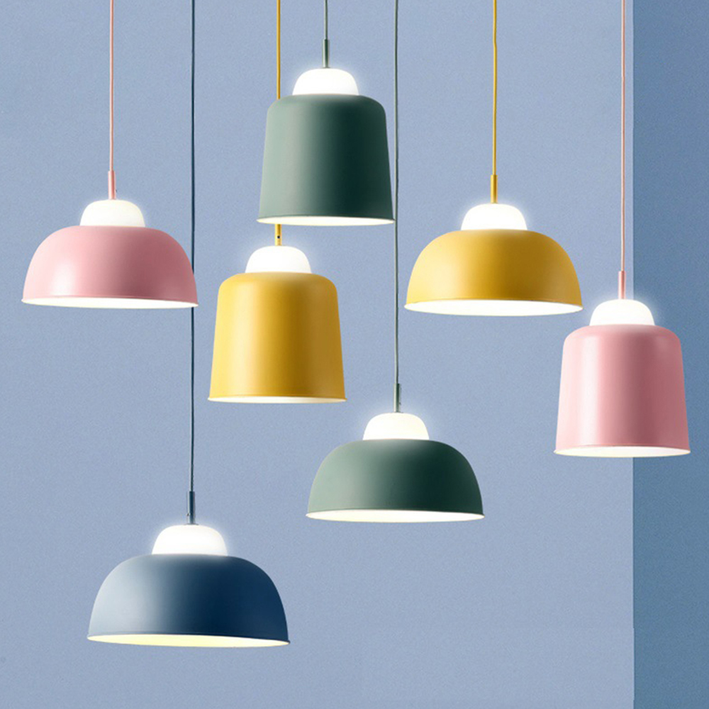 [Copy]Creative Wood Dining Room White Pendant Lights