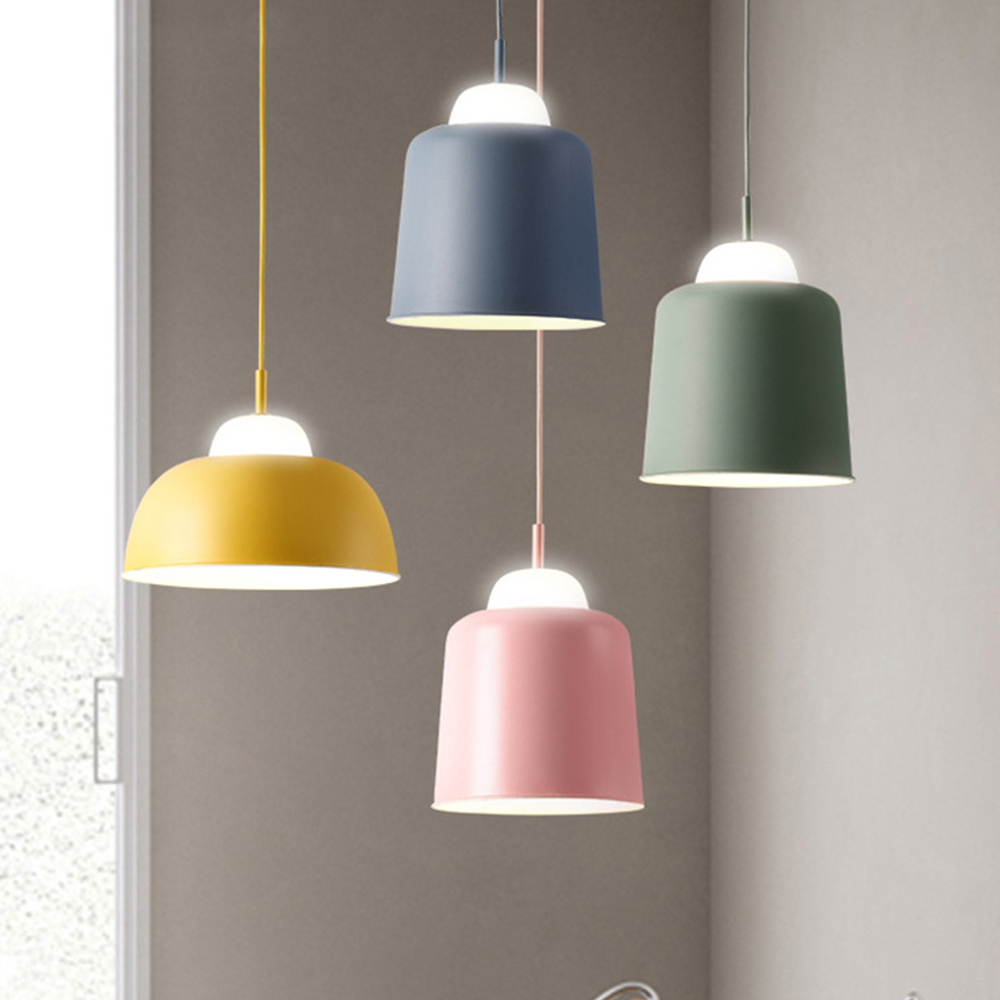 [Copy]Creative Wood Dining Room White Pendant Lights