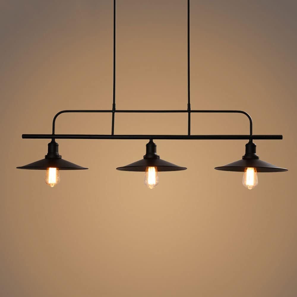 Industrial Black Ceiling Light For Kitchen Island
