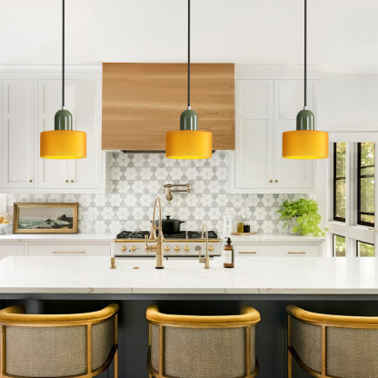 Vintage Glass Pendant Light For Dining Room