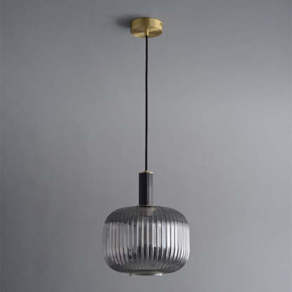 Black Copper Glass Ceiling Pendant Light