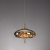 Homdiy Contemporary LED Pendant Light Luxury Glass Pendant Lights