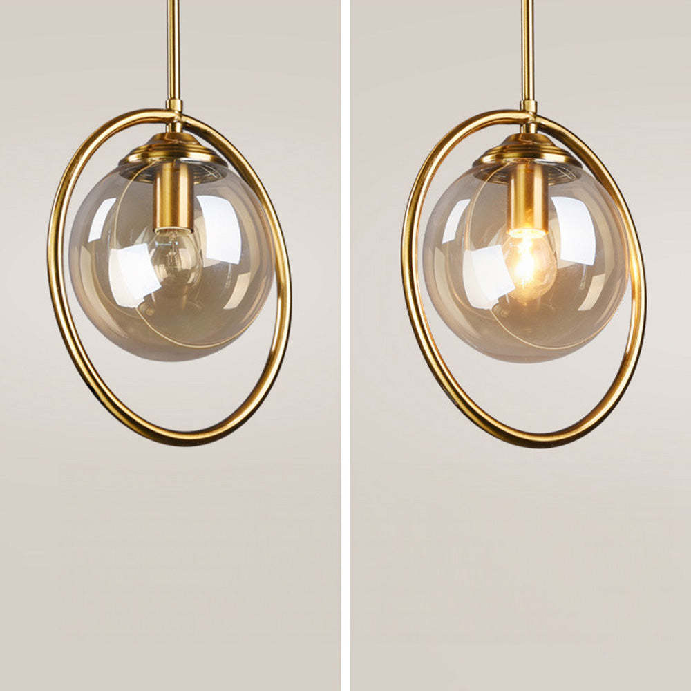 Creative Ball Glass Dining Room Pendant Light