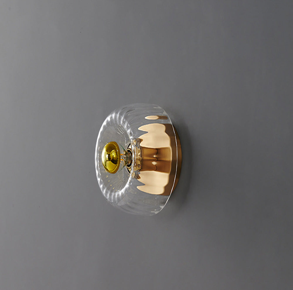 Contemporary Simple Mini Clear Glass Ceiling Light