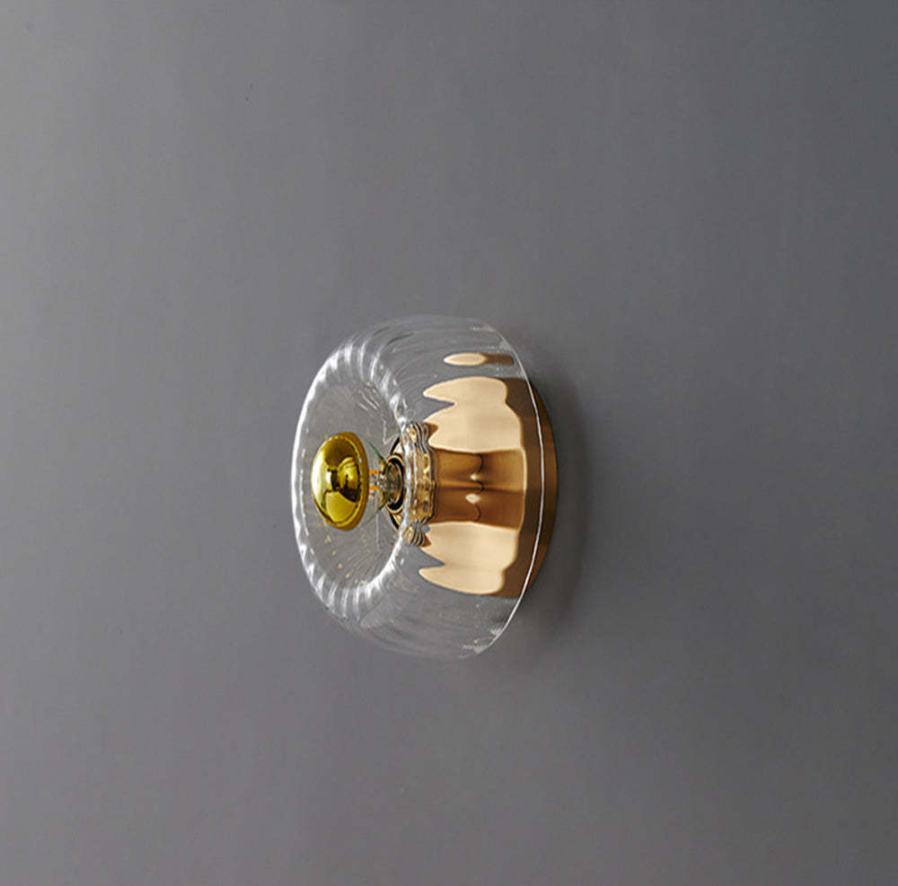 Contemporary Simple Mini Clear Glass Ceiling Light