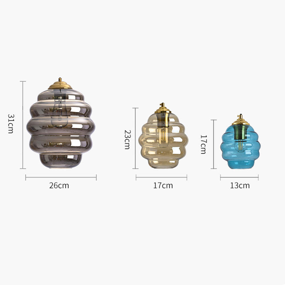 Colorful Glass Kitchen Pendant Lighting