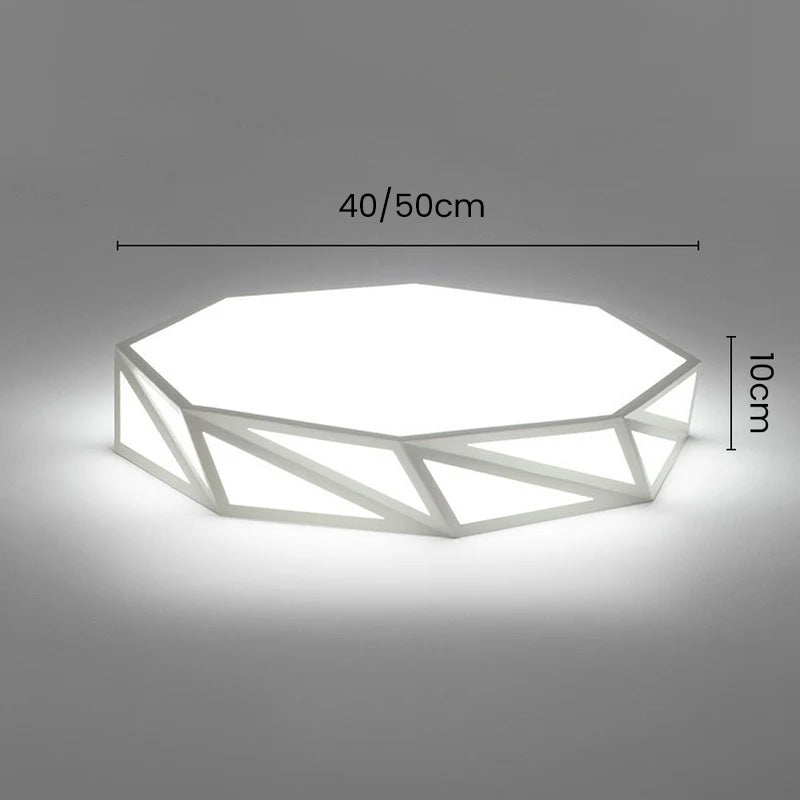 Industrial Acrylic LED Ceiling Light For Bedroom