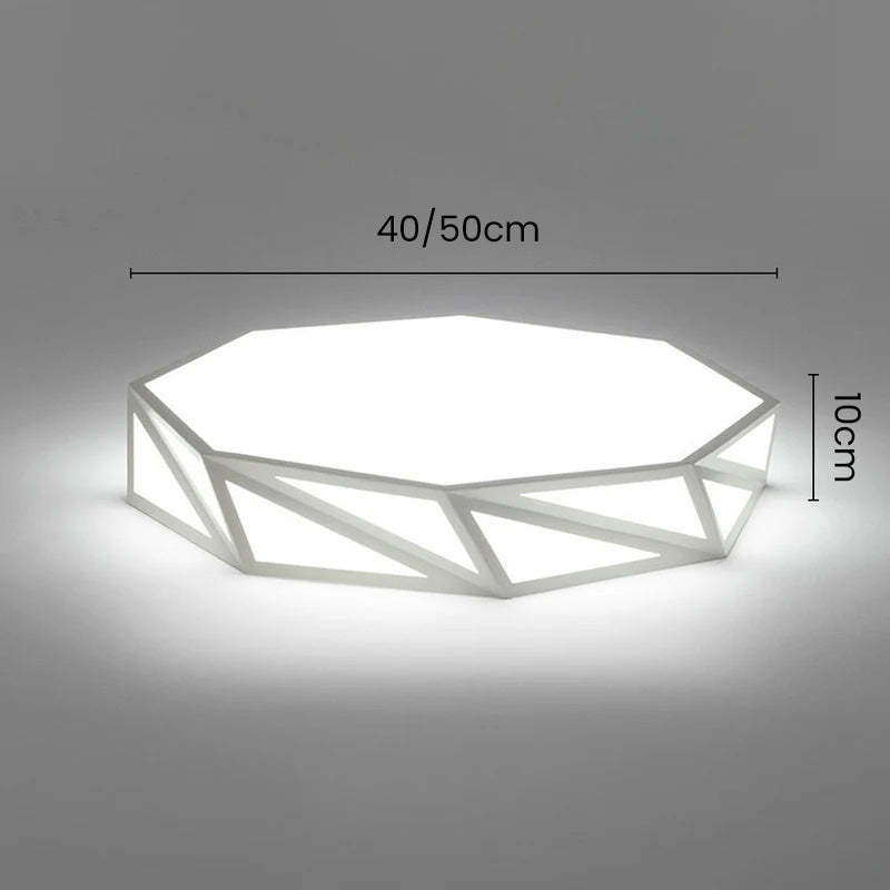 Industrial Acrylic LED Ceiling Light For Bedroom