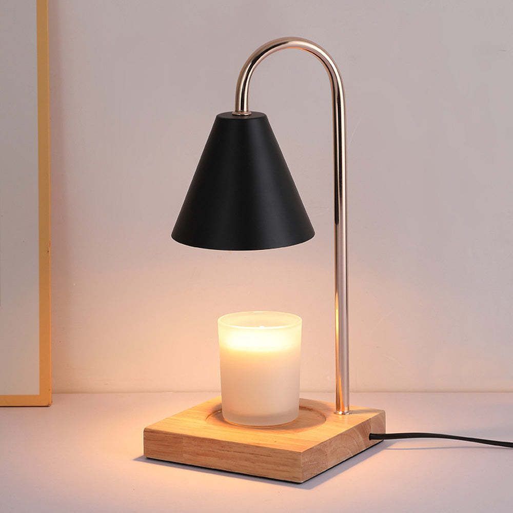 Wood Simple Iron Bedroom Mini Candle Warmer Light
