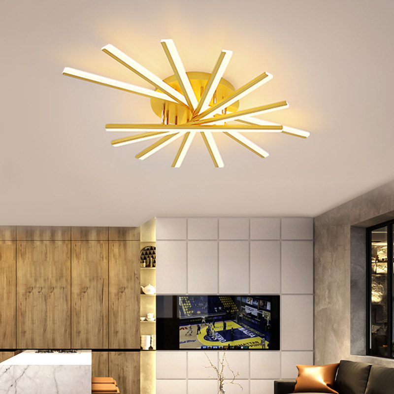 Nordic Minimalist Iron LED Ceiling Lighting