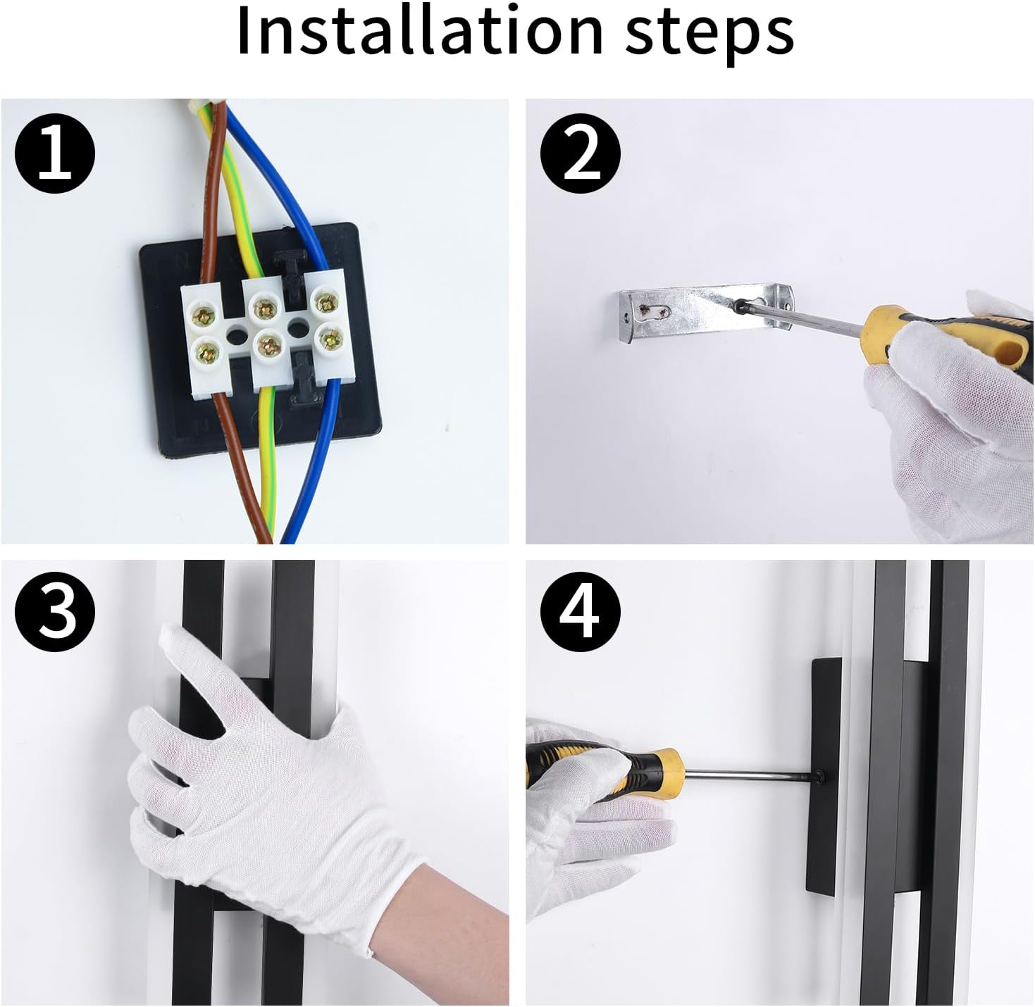 Modern Long Acrylic Wall Sconce Living Room LED Wall Lights