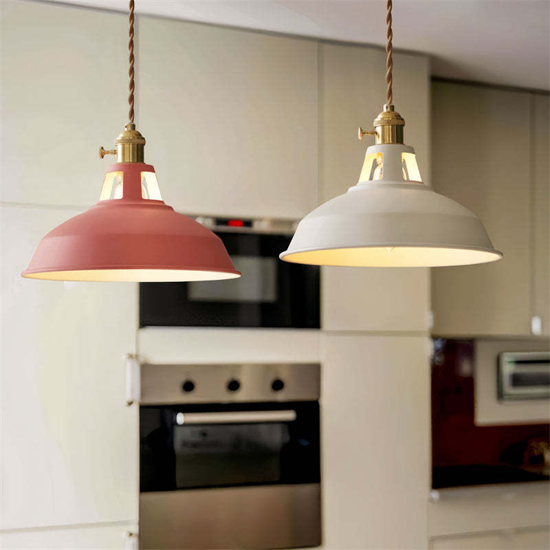Modern Colourful Simple Kitchen Iron Pendant Light