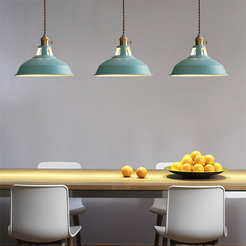 Modern Colourful Simple Kitchen Iron Pendant Light