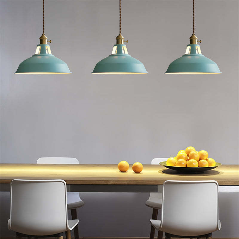 Modern Colourful Simple Kitchen Iron Pendant Light