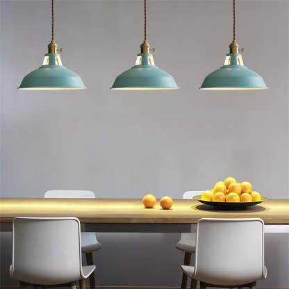 Modern Colourful Simple Kitchen Iron Pendant Light