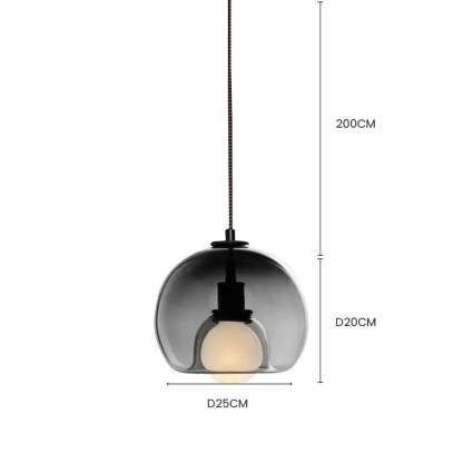 Modern Multi-Head Glass Kitchen Pendant Lights