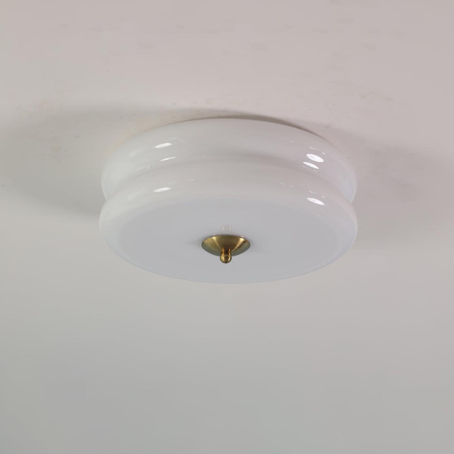 Art LED Glass Flush Mount Ceiling Lights -Homdiy