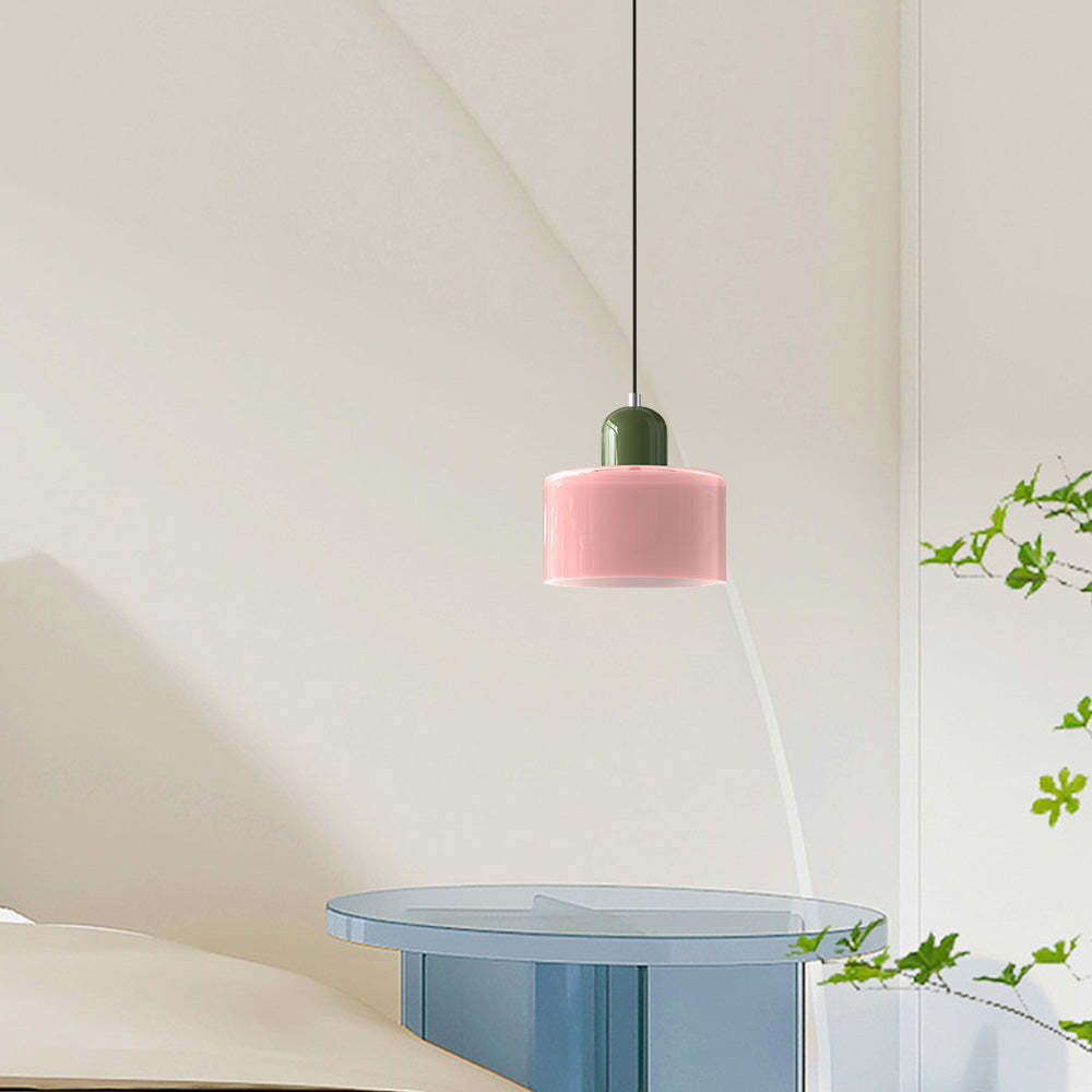 Modern Bauhaus Glass Bedside Pendant Light