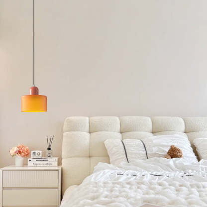 Modern Bauhaus Glass Bedside Pendant Light