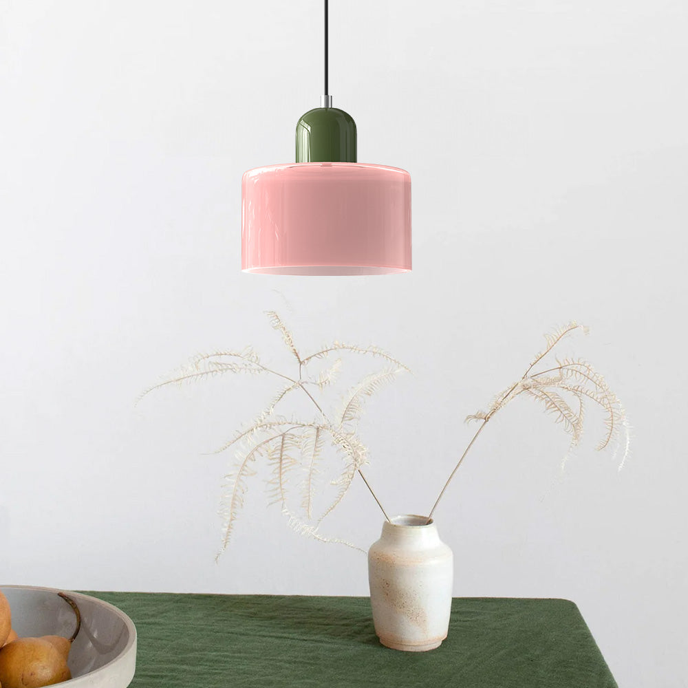 Modern Bauhaus Glass Bedside Pendant Light