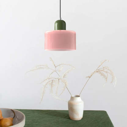 Modern Bauhaus Glass Bedside Pendant Light