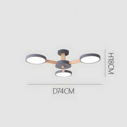 Nordic Decor Multi Round LED Living Room Ceiling Lights