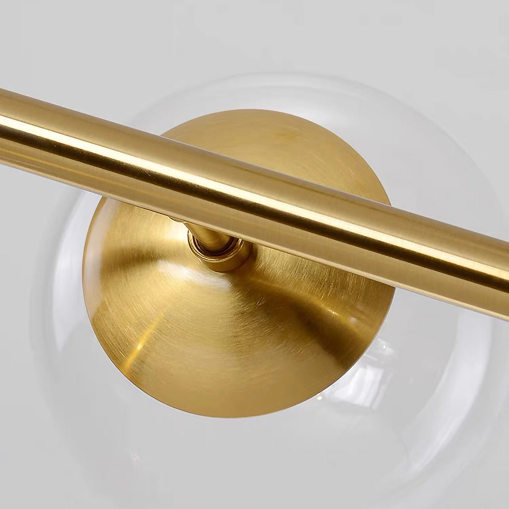 Nordic Designer Long Glass Island Lamp For Kitchen