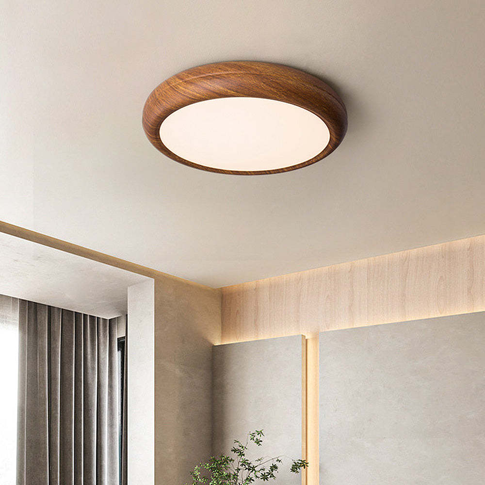 Wabi-Sabi Wind Round LED Ceiling Lights For Living Room