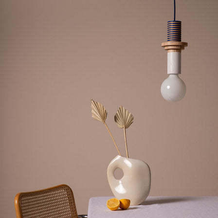 Design Colored Wood Blocks Pendant Light -Homdiy