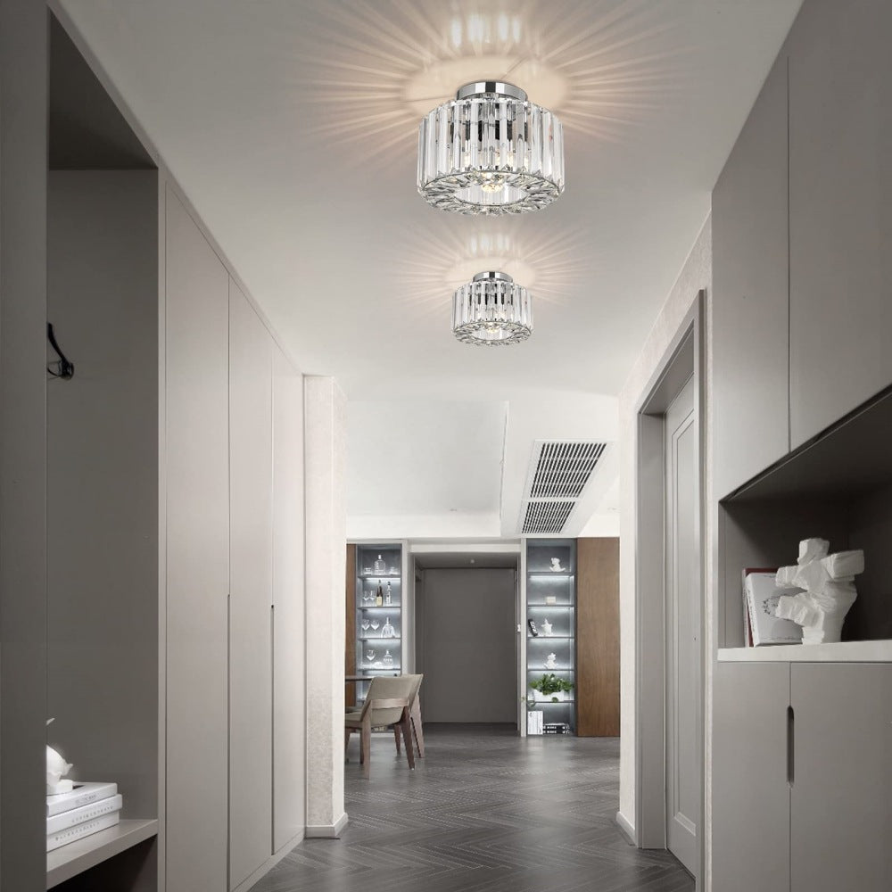 Modern Crystal Ceiling Lamp For Hallway