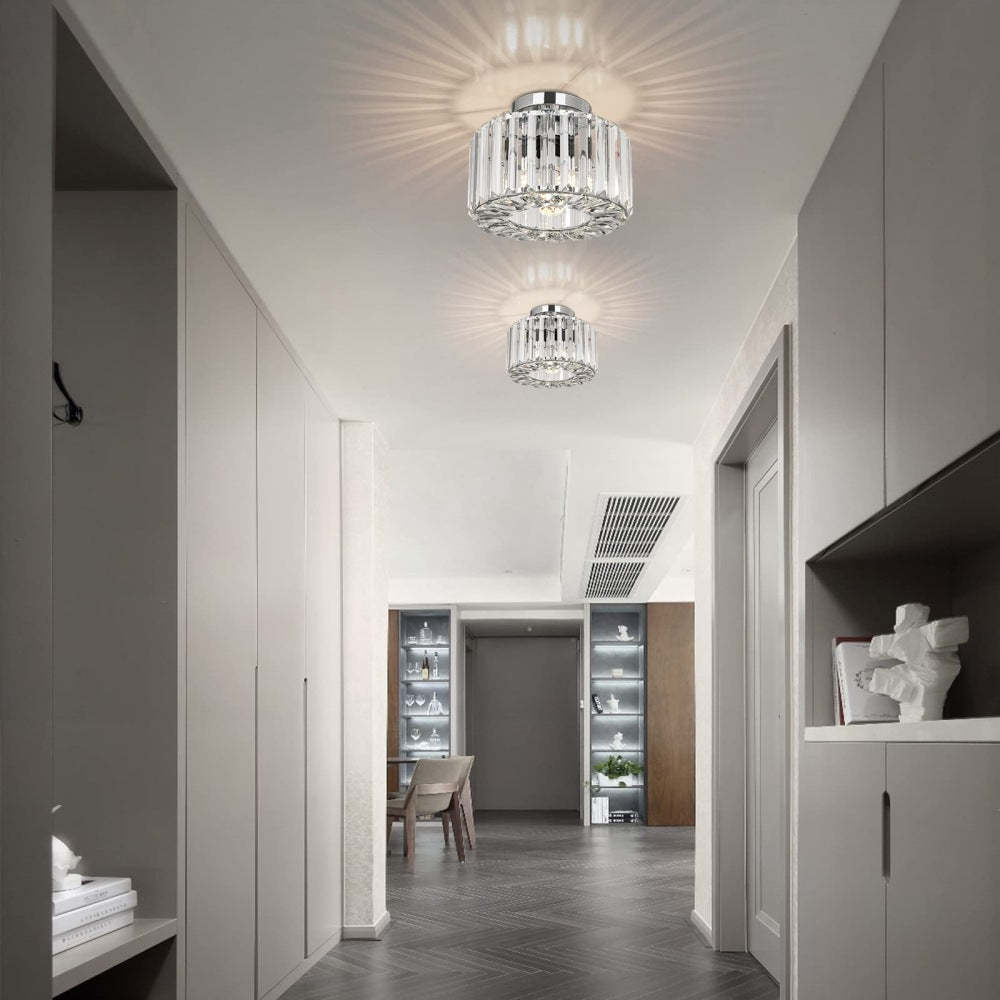 Modern Crystal Ceiling Lamp For Hallway
