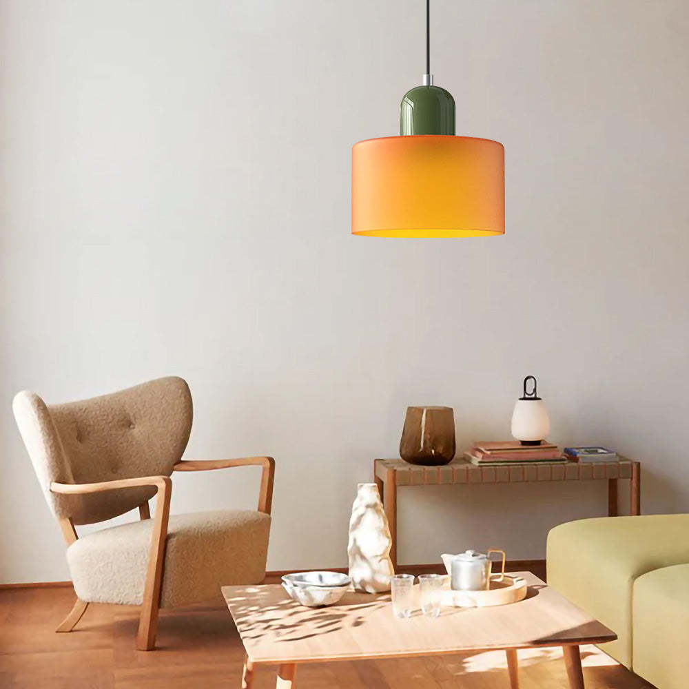 Modern Bauhaus Glass Bedside Pendant Light