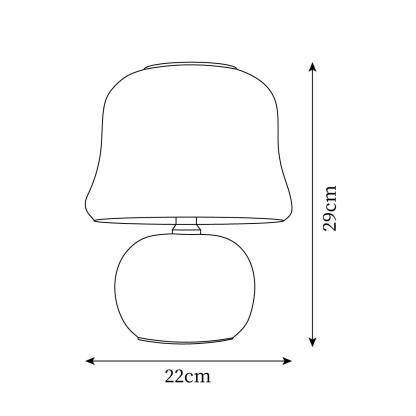 Simple Iron Bedroom Cute Mini Table Lamps