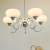 Bubble Creamy Persimmon Glass Chandelier -Homdiy
