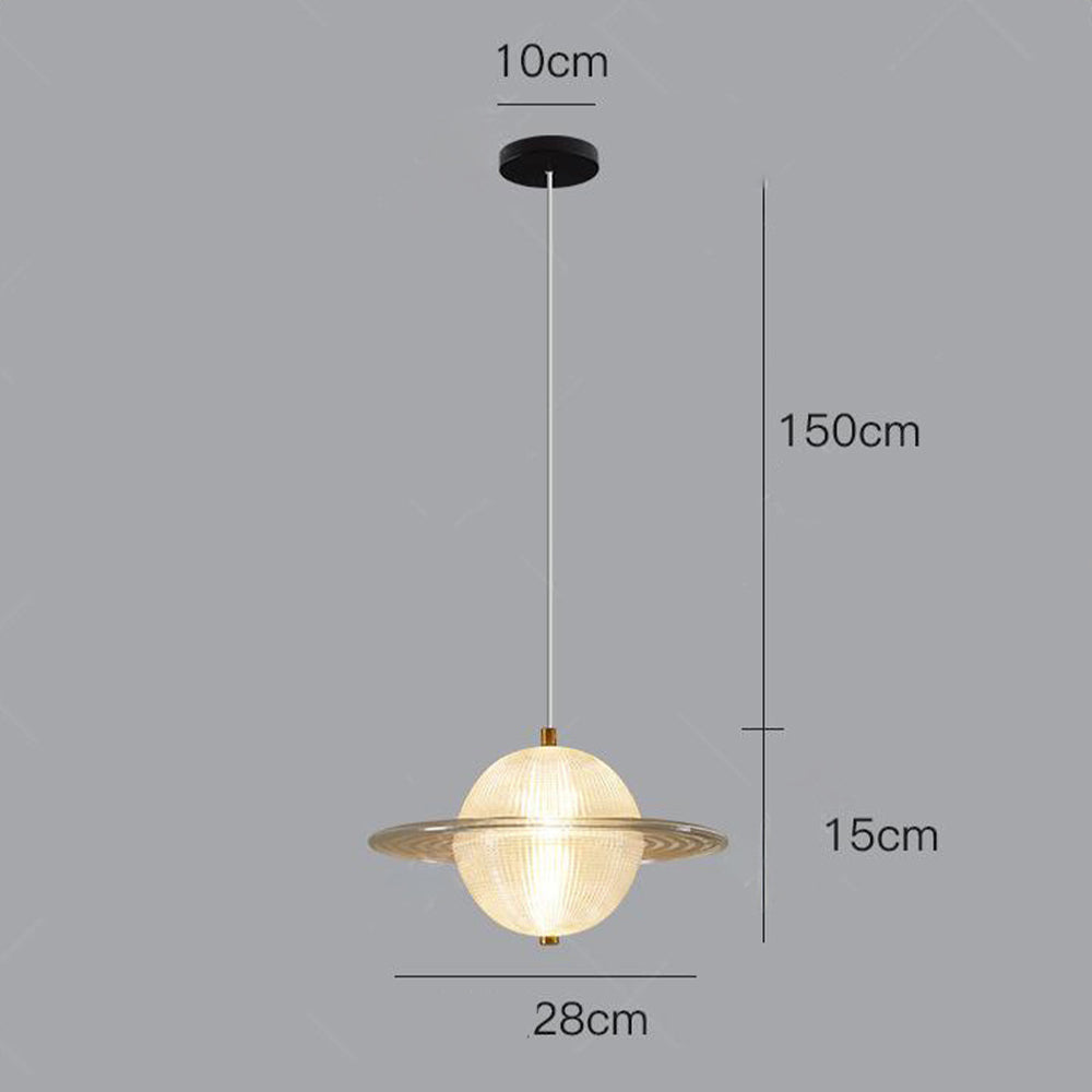 Creative Glass Planet Ceiling Pendant Light