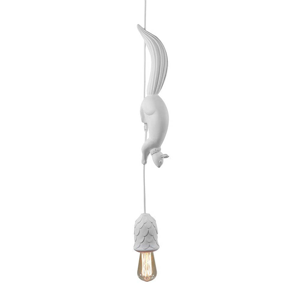 Creative Squirrel Resin Ceiling Pendant Light