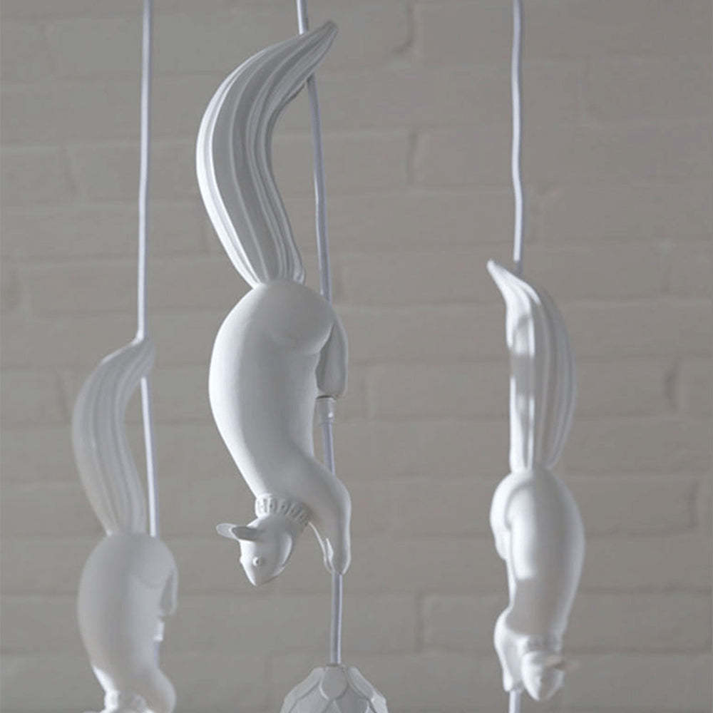 Creative Squirrel Resin Ceiling Pendant Light