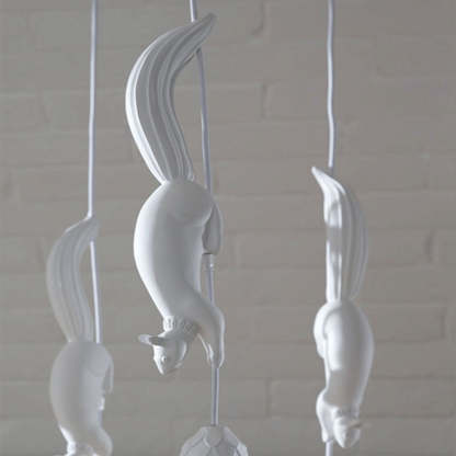 Creative Squirrel Resin Ceiling Pendant Light