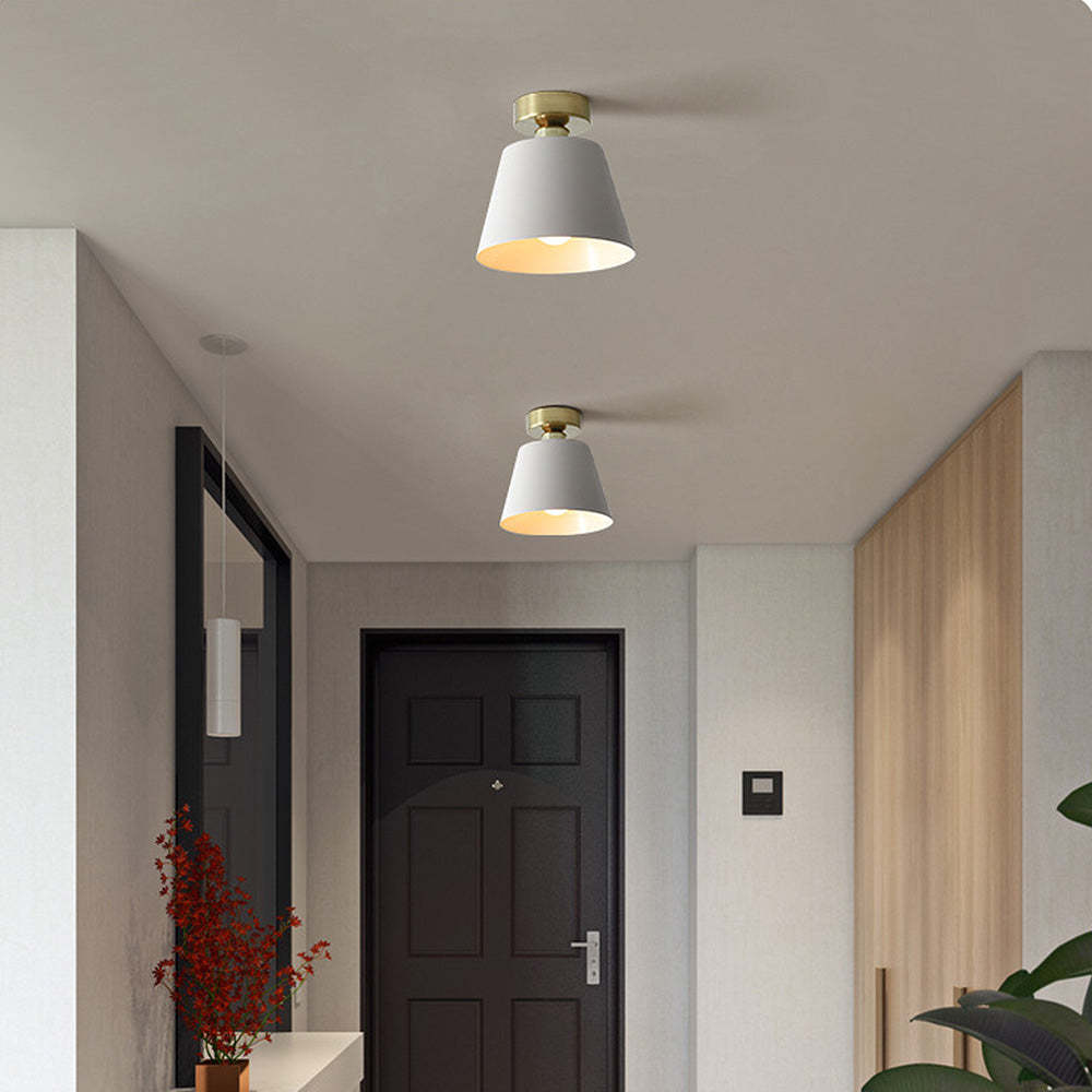 Nordic Simple Iron Shade Ceiling Light -Lampsmodern
