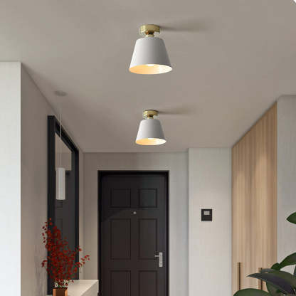 Nordic Simple Iron Shade Ceiling Light -Lampsmodern