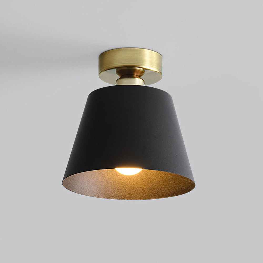 Nordic Simple Iron Shade Ceiling Light -Lampsmodern