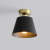 Nordic Simple Iron Shade Ceiling Light -Lampsmodern