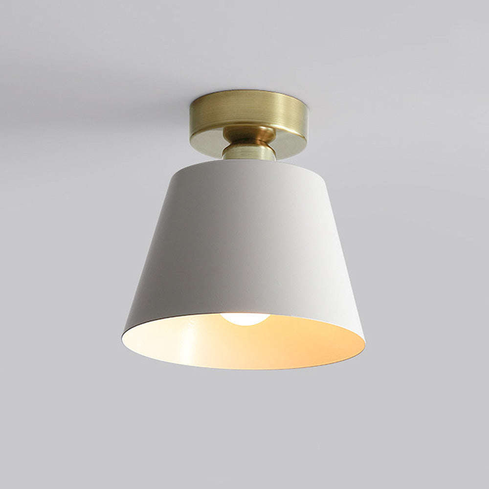 Nordic Simple Iron Shade Ceiling Light -Lampsmodern