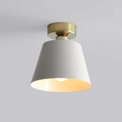 Nordic Simple Iron Shade Ceiling Light -Lampsmodern