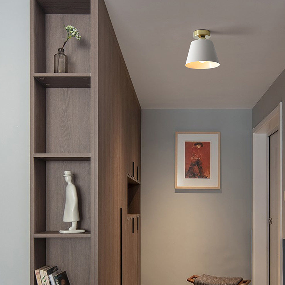 Nordic Simple Iron Shade Ceiling Light -Lampsmodern