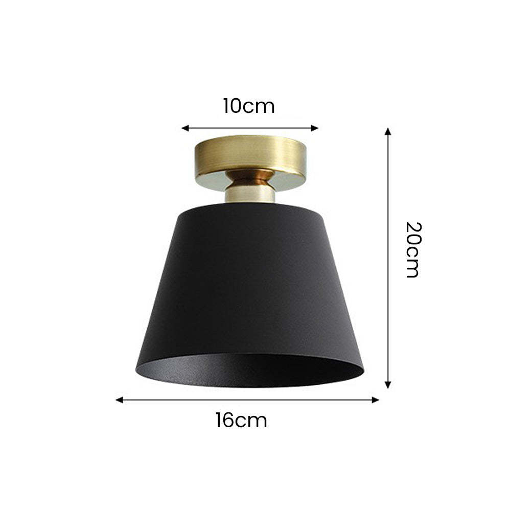 Nordic Simple Iron Shade Ceiling Light -Lampsmodern