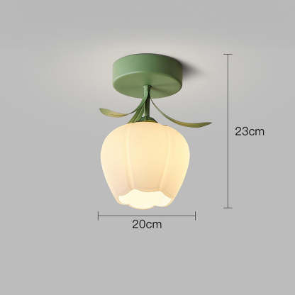 French Tiffany Simple Mini Flower Ceiling Light -Lampsmodern