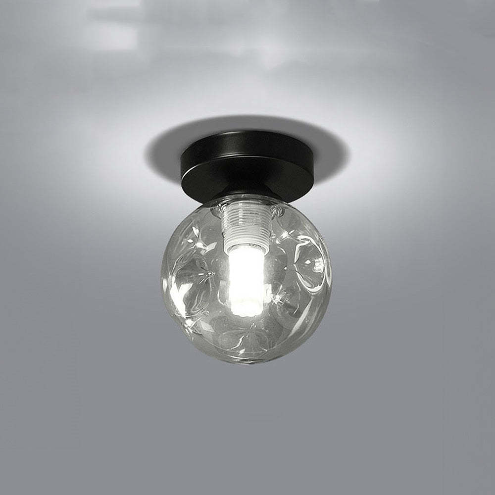 Scandinavian Glass Ball Ceiling Light -Lampsmodern